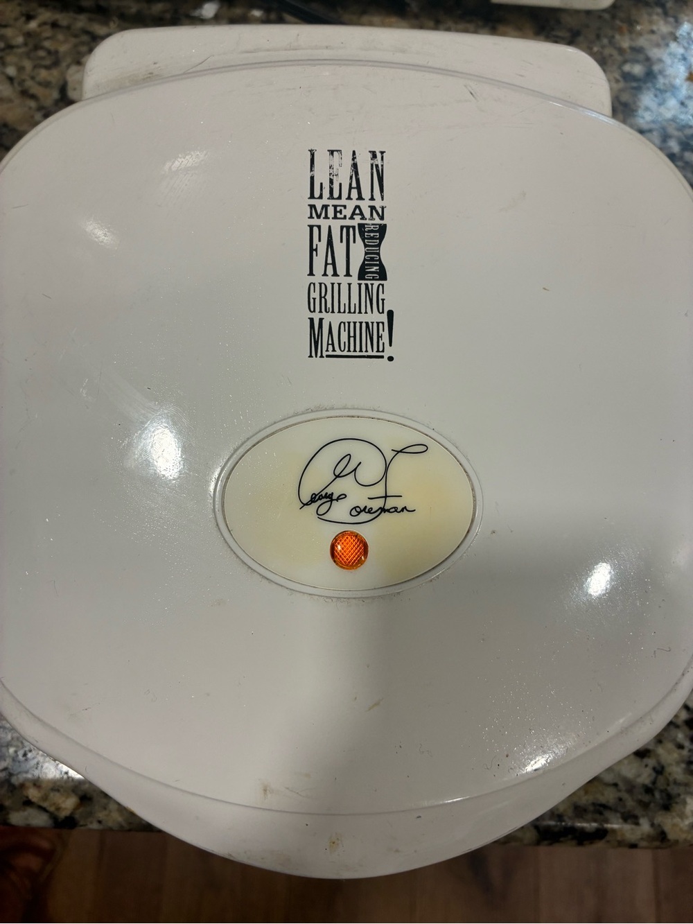 George Foreman Lean Mean Fat Reducing Grilling Machine - White
